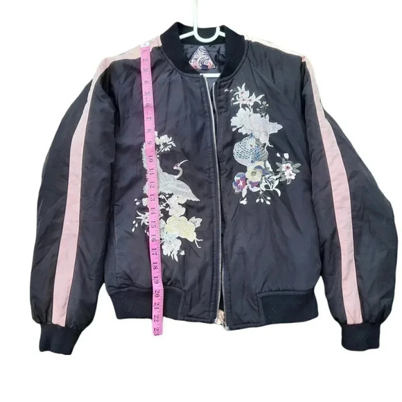 S8 Signature Eight Ebroidered Black Jacket - Picture 4 of 8